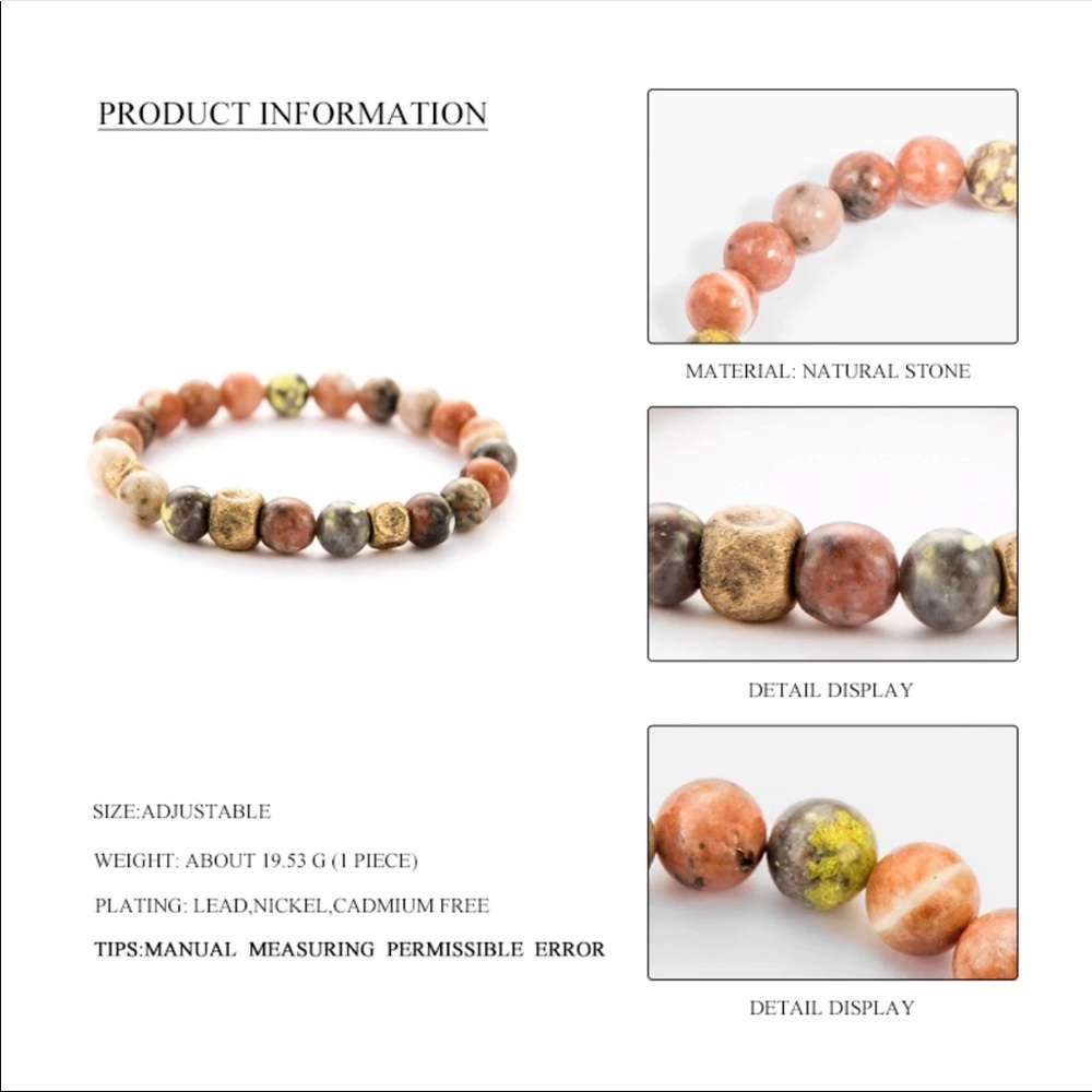 💕 bohemian beaded bracelet 💕 - Picture 2 of 6